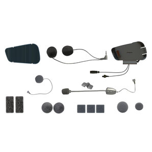 Audiokit für Cardo PACKTALK u- SMARTPACK mit Kabel- und Schwanenhalsmikrofon