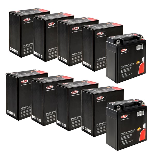 Batterie Sparpack SIP- 12N5-5-3B f�r Vespa PK50XL FL-N Plurimatic-P80X-PX80E-Lusso (D)-P125-150X-P200E-PX125-200E-Lusso (e)- mit Batterie