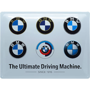 Blechschild BMW Logos Masse: 40x30cm