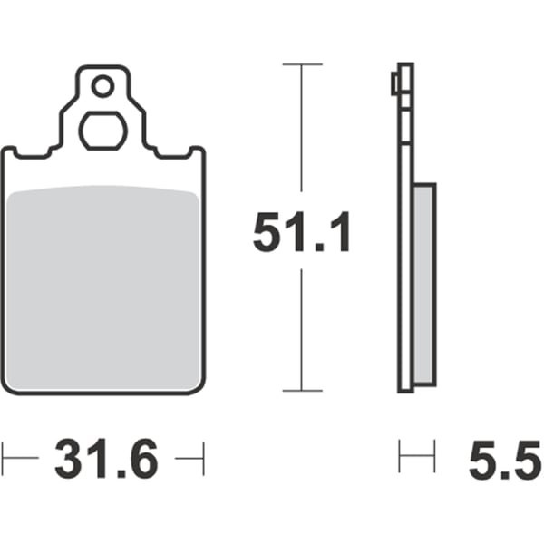 Bremsbel�ge GALFER S21 498414 - C-4721834 