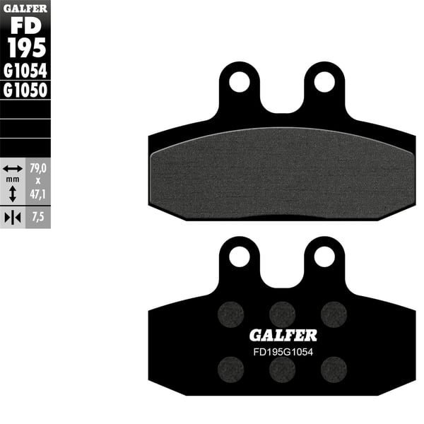 Bremsbel�ge GALFER SPORT S19 Erstausr�stung 