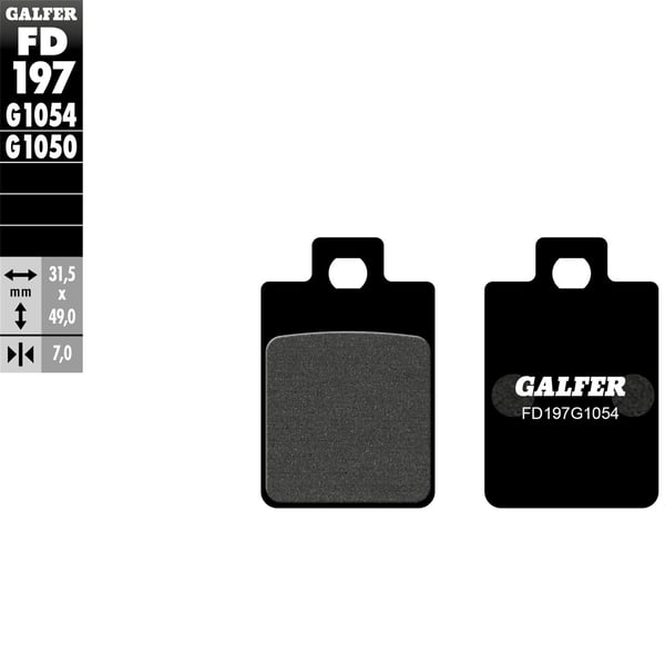 Bremsbel�ge GALFER SPORT S29 