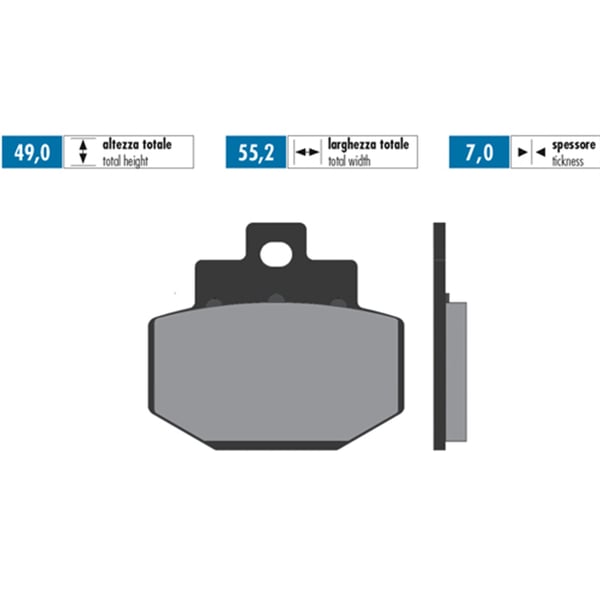 Bremsbel�ge POLINI Sintered S52 174-2024 