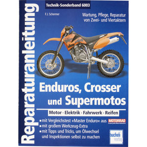 Bucheli Reparaturanleitung Enduros- Crosser und Supermotos- 176 S- Motobuch Verlag