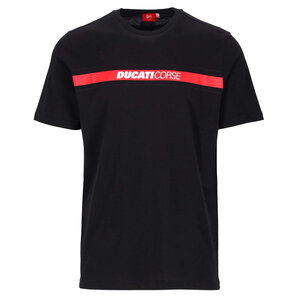 Ducati Corse Stripe T-Shirt Schwarz unter Freizeitbekleidung > T-Shirts & Poloshirt