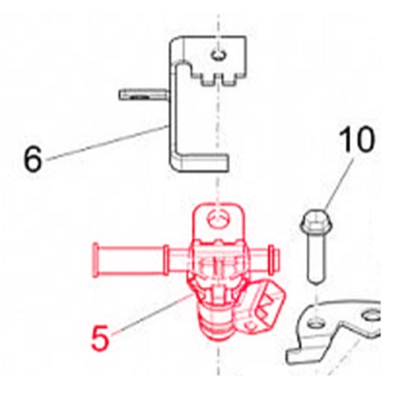 Einspritzd�se PIAGGIO f�r PIAGGIO Beverly-MP3-X10 350ccm 4T LC