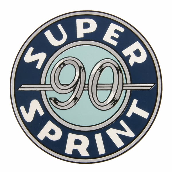 Emblem mit Motiv SUPER SPRINT 90 f�r Vespa 90 SS-V9SS1T 4544 -