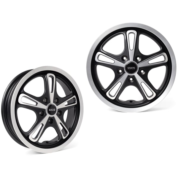 Felgenset SOCA R-AF 3-0x12 ET20 5x86 f�r Vespa GTS-GTS Super-GTV-GT 60-GT-GT L 125-310ccm vorne und hinten