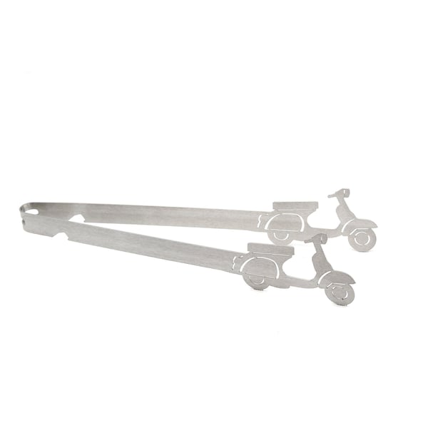 Grillzange MRP mit Motiv Vespa Motorroller 