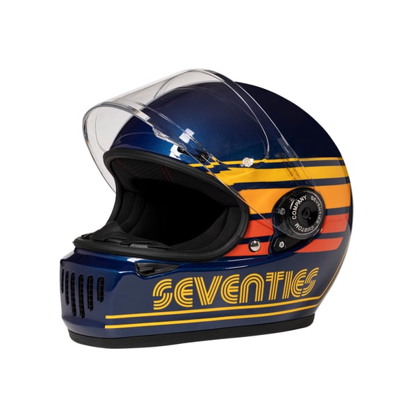 Helm 70-S GT - Gran Turismo- blau- Gr- XL- 61-62 cm Integralhelm