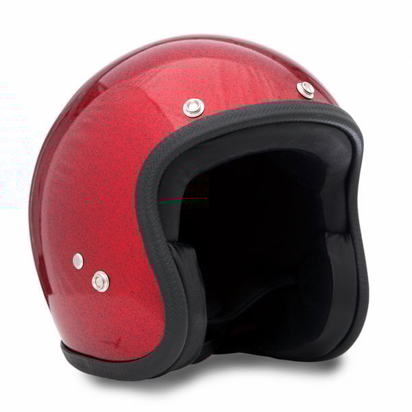 Helm 70-S METAL FLAKES- feuerrot- Gr- XXL- 63-64 Jethelm