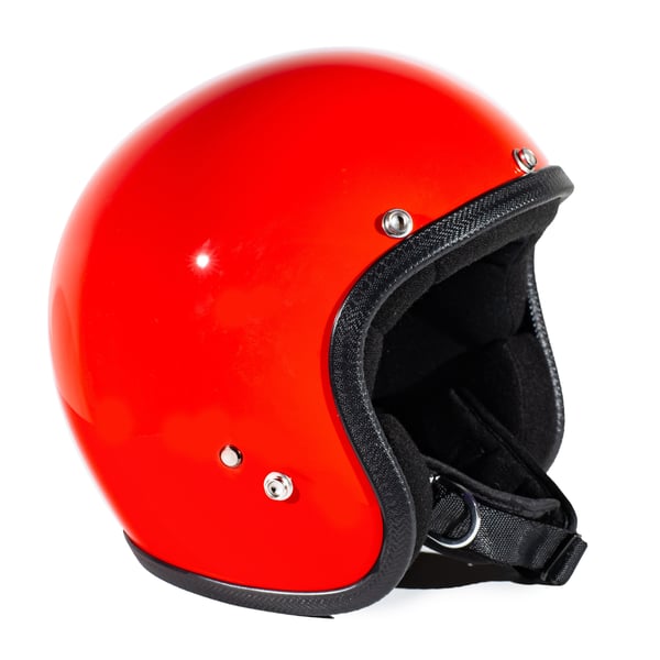 Helm 70-S PASTELLO Vintage- rot- Gr- M- 57-58 Jethelm