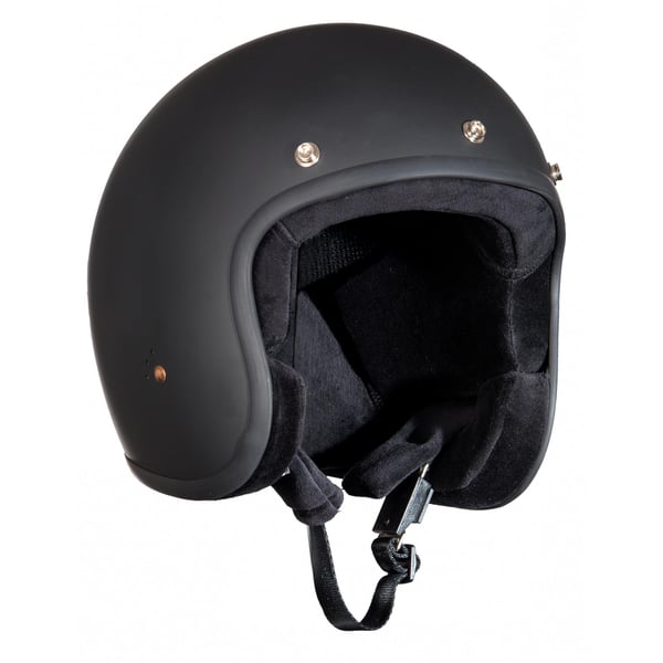 Helm BANDIT ECE Jet- schwarz matt- Gr- XS- 53-54cm Jethelm