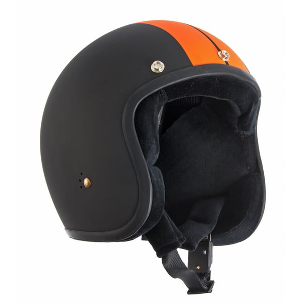 Helm BANDIT Race Jet- schwarz matt-orange- Gr- M- 57cm Jethelm