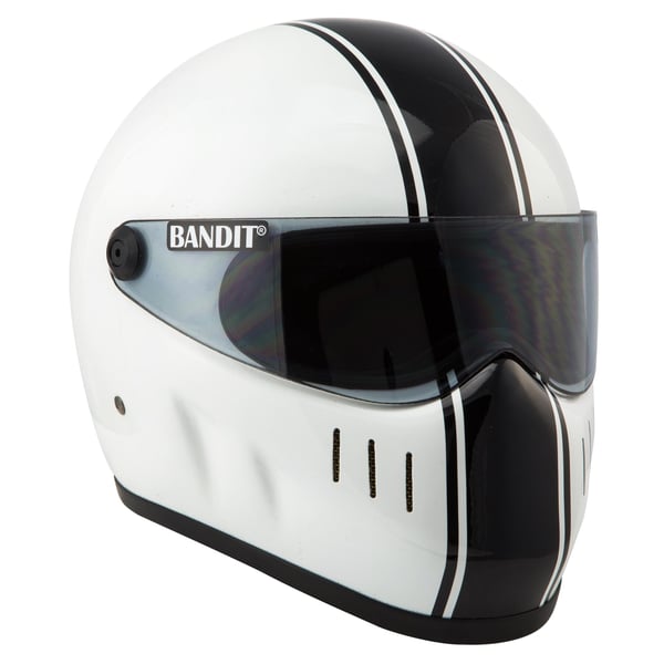 Helm BANDIT XXR Classic- weiss-schwarz- Gr- M- 57-58cm Integralhelm