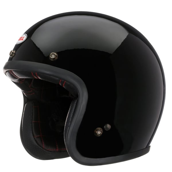Helm BELL Custom 500- schwarz-gl�nzend- Gr- XS- 53-54cm Jethelm