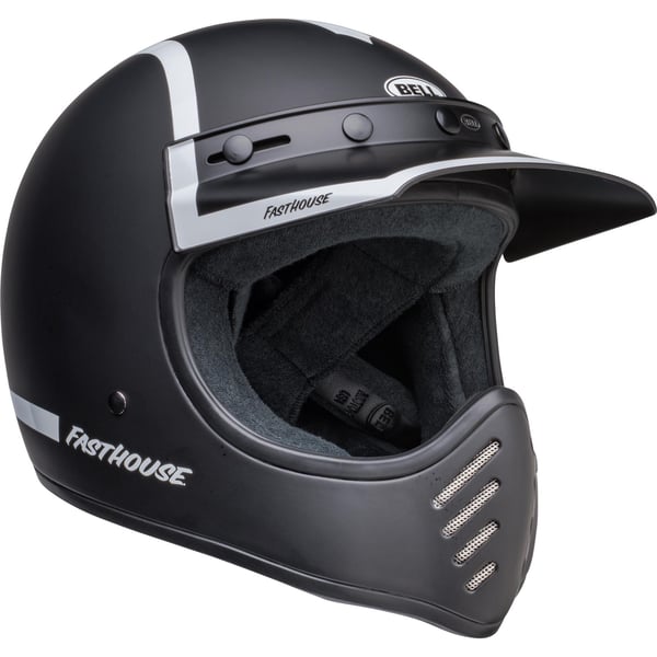 Helm BELL MOTO 3 Fasthouse- schwarz matt- Gr- M- 57-58cm Crosshelm