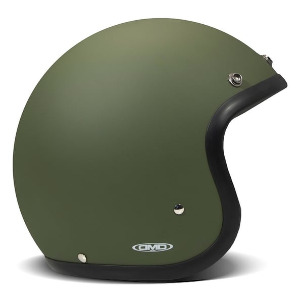 Helm DMD RETRO- gr�n matt- Gr- XXL- 61cm Jethelm