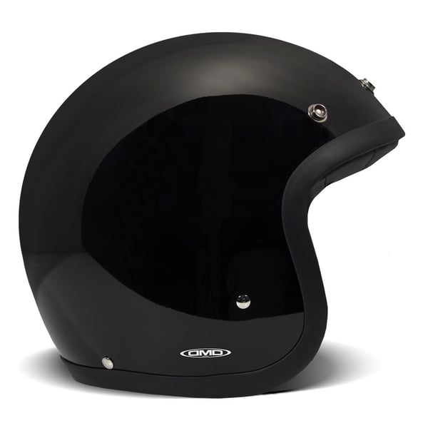 Helm DMD RETRO- schwarz gl�nzend- Gr- M- 56-57cm Jethelm
