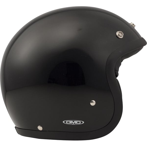 Helm DMD Vintage Solid Black- schwarz-gl�nzend- Gr- XL- 59-60cm Jethelm