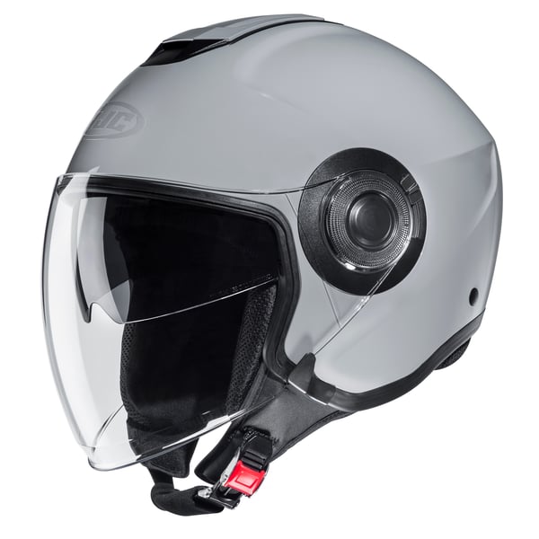 Helm HJC i40N- grau- Gr- XL- 60-61 cm Jethelm