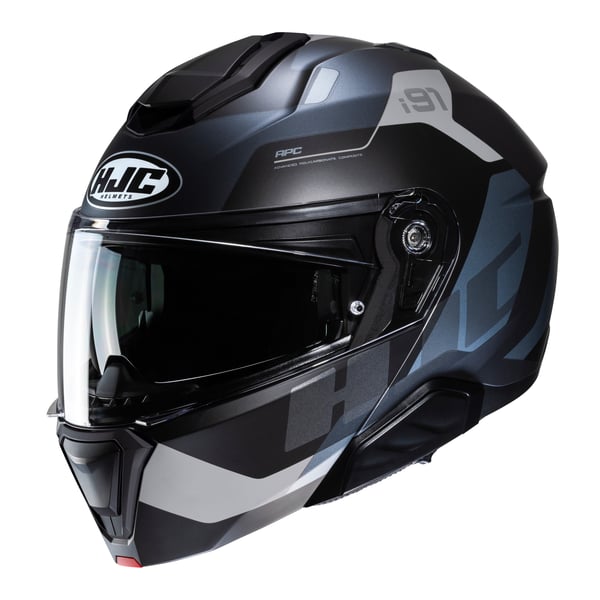 Helm HJC i91 CARST- schwarz matt- Gr- L- 58-59 cm Modularhelm