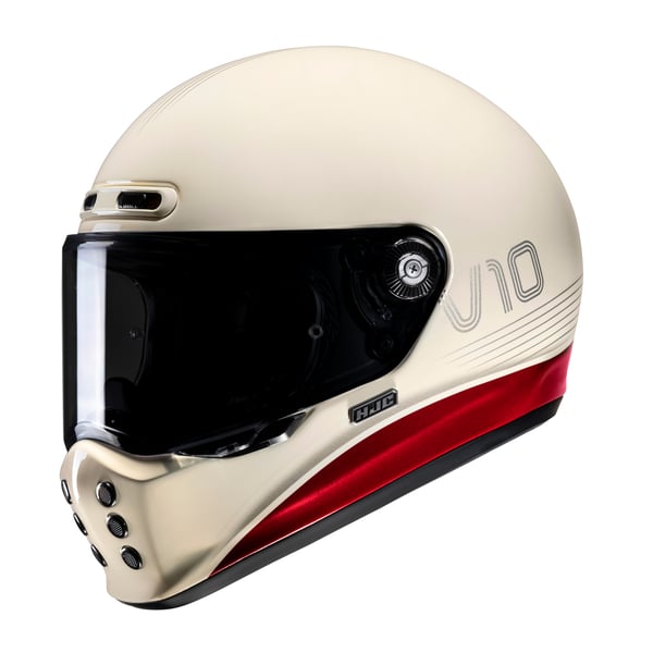 Helm HJC V10- beige- Gr- XL- 60-61 cm Integralhelm