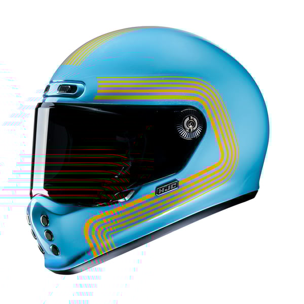 Helm HJC V10- blau- Gr- M- 57-58 cm Integralhelm