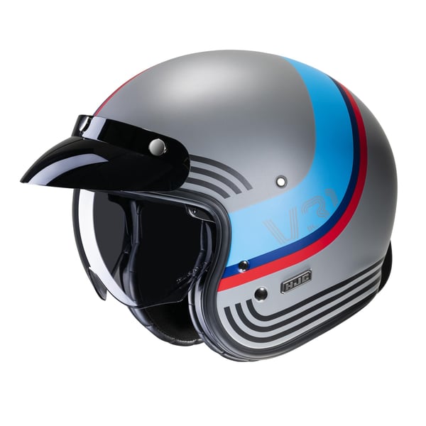 Helm HJC V31 BYRON MC21SF- grau matt- Gr- XXL- 62-63 cm Jethelm