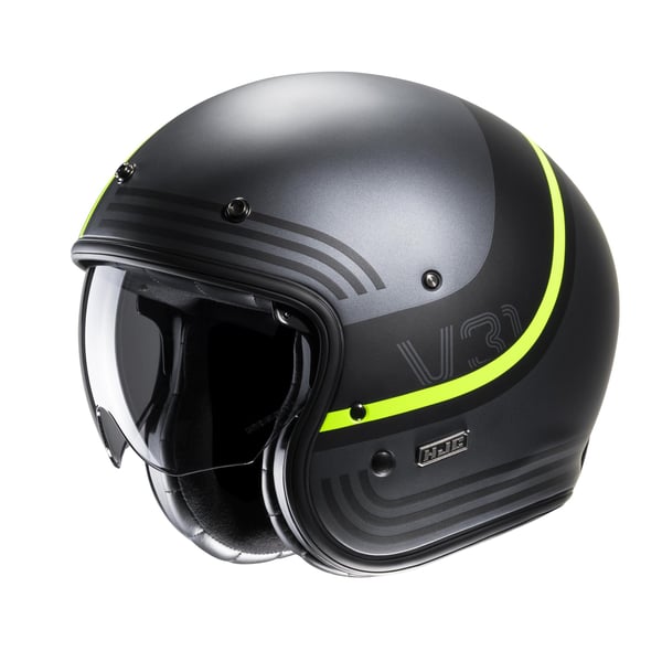 Helm HJC V31 BYRON MC3HSF- dunkel grau matt- Gr- XS- 54-55 cm Jethelm