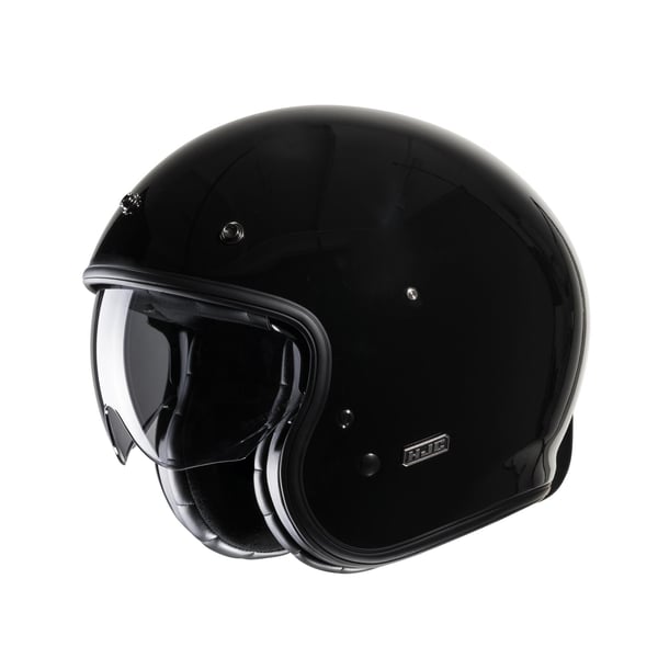Helm HJC V31 Solid- schwarz- Gr- XXL- 62-63 cm Jethelm