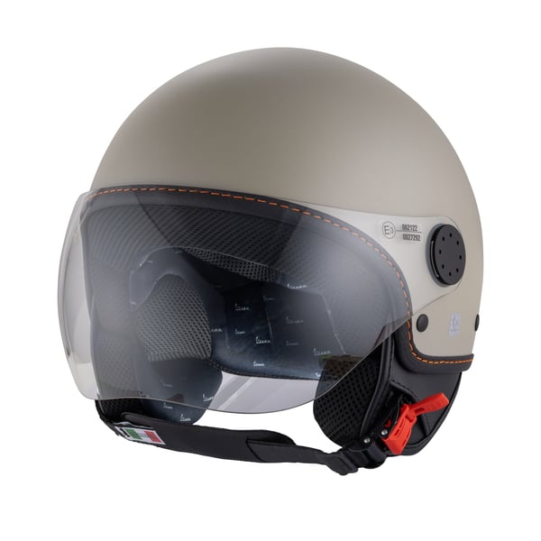 Helm PIAGGIO Vespa Demi Jet Langhe- beige-Q03- Gr- S- 55-56cm Jethelm
