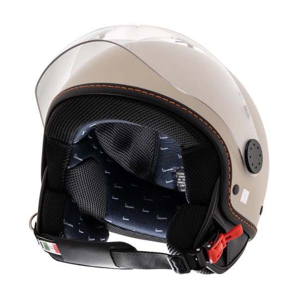 Helm PIAGGIO Vespa Visor 4-0- beige matt- Avvolgente- Gr- XS- 53-54cm Jethelm