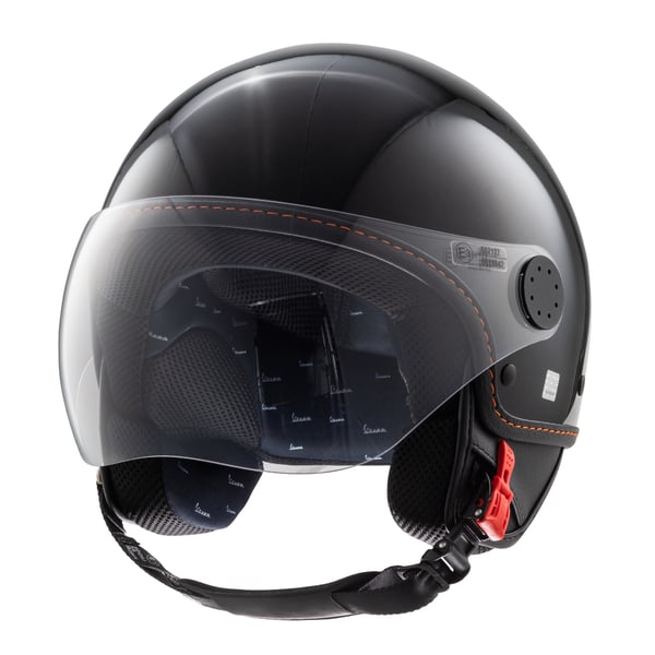 Helm PIAGGIO Vespa Visor 4-0- schwarz gl�nzend- Gr- L2- 60cm Jethelm