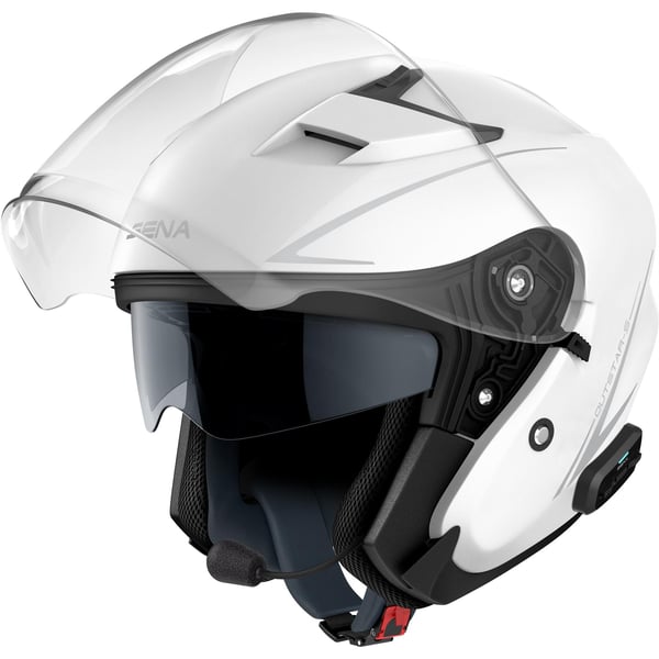Helm SENA Outstar S smart- weiss gl�nzend- Gr- M- 59-60cm Jethelm