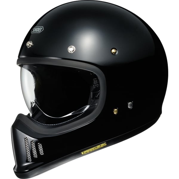 Helm SHOEI EX Zero- schwarz gl�nzend- Gr- M- 57-58cm Crosshelm