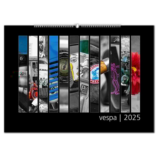 Kalender Colorkey mit Motiv VESPA 2025 Motorroller Limited Edition 