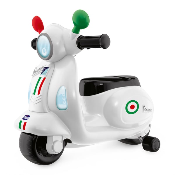 Kinderroller CHICCO Laufrad Rutscher kleine Vespa Primavera weiss-rot-grün Kinderroller CHICCO Laufrad Rutscher kleine Vespa Primavera weiss-rot-grün