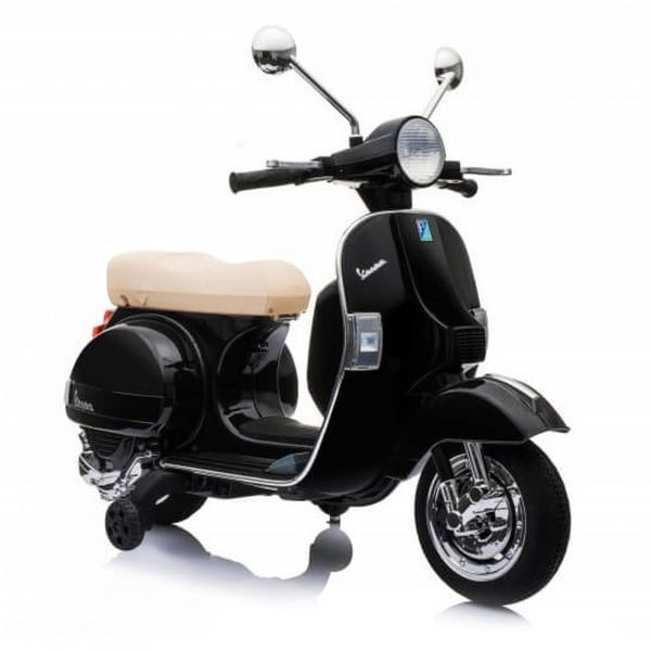 Kinderroller Vespa PX elektrisch 12V schwarz 