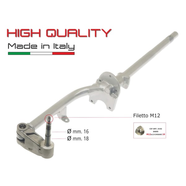 Lenks�ule CIF- 183435 - 174118 f�r Vespa P80-125X-P150X -346430-PX125 -1115-P200E -112624-P150S