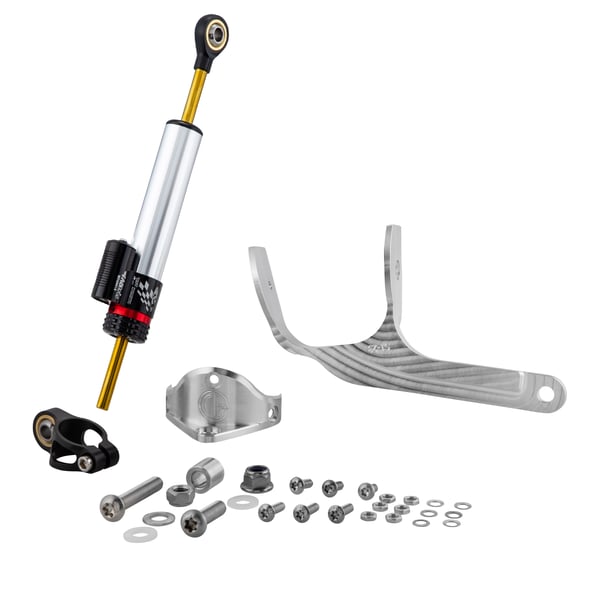 Lenkungsd�mpfer CTP 2-0 schwarz-silber f�r Vespa 125 Primavera ET3