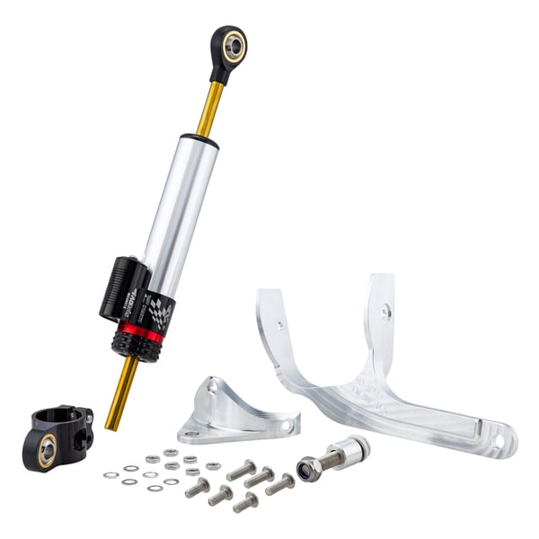 Lenkungsd�mpfer CTP 2-0 schwarz-silber f�r Vespa 50 Special