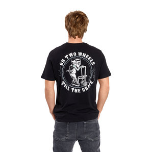 Lethal Threat Two Wheels T-Shirt Schwarz unter Freizeitbekleidung > T-Shirts & Poloshirt