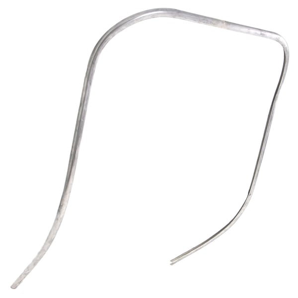 Monoschlitzrohr PIAGGIO Beinschild 084930 f�r Vespa 125 VNB3-6T-150 VBA-VBB