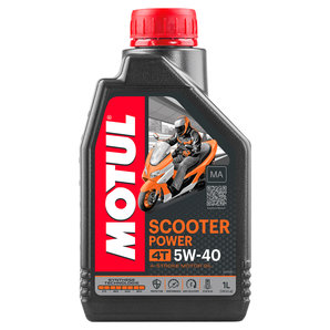Motorenöl Scooter Power 4T 5W-40 1 Liter Synthese-Technologie Motul