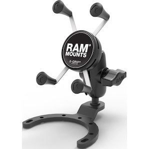 RAM Mounts Tank-Motorradhalterung mit X-Grip für normale Smartphones