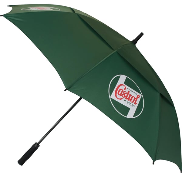 Regenschirm CASTROL CLASSIC Golf gr�n-weiss-rot 