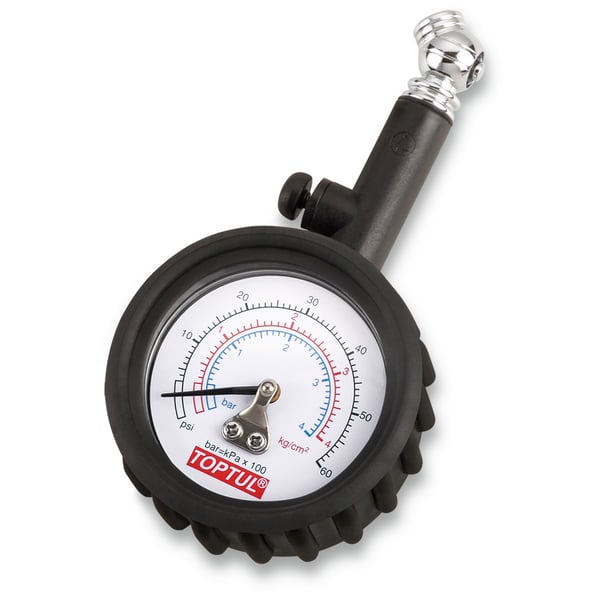 Reifendruckmessger�t TOPTUL analog mit Ablassventil 