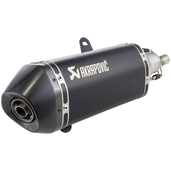 Rennauspuff AKRAPOVIC SLIP-ON Black Edition S-VE125SO1-HZBL f�r Vespa GTS-GTS Super 125-150ccm 4T LC iGet (-16-20)