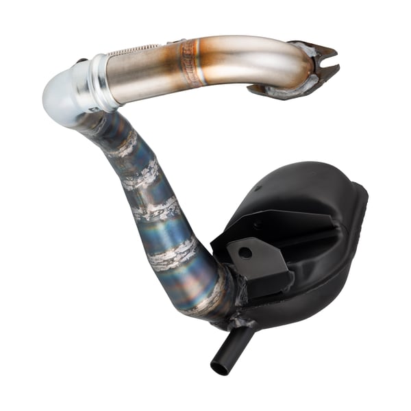 Rennauspuff DEXTER Modern Box 32 W1R- Stahl f�r Vespa PK50-125-S-XL-XL2